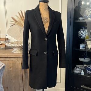 Zara Elegant Black Trench Coat